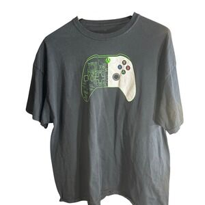 Xbox Controller Graphic Black T-Shirt Men's 2XL